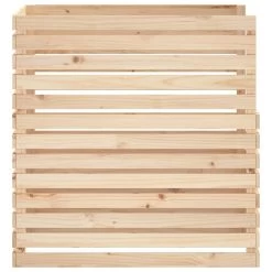 VIDAXL Composteur 100x100x102 Cm Bois Massif De Pin -Jardin Plantes Magasin 6499e3cad09ac4.43500821