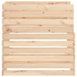 VIDAXL Composteur 80x80x78 Cm Bois Massif De Pin -Jardin Plantes Magasin 6499e3cc9b8e18.99185813