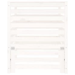 VIDAXL Composteur Blanc 82,5x82,5x99,5 Cm Bois Massif De Pin -Jardin Plantes Magasin 6499e3cd5dab59.20710199