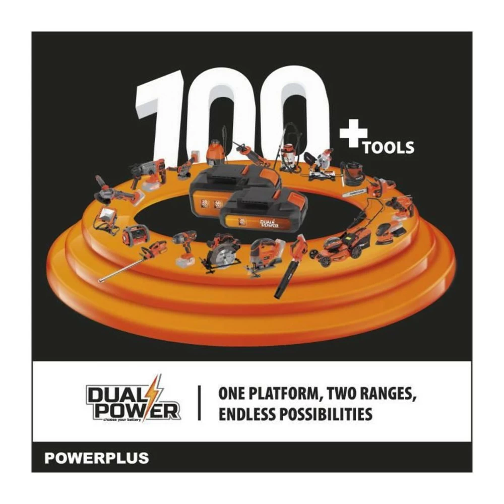 Tronçonneuse A Batterie 20v Dual Power Powdpg7570 - Guide De 300 Mm - Livrée Sans Batterie Ni Chargeur 4 Tronçonneuse A Batterie 20v Dual Power Powdpg7570 - Guide De 300 Mm - Livrée Sans Batterie Ni Chargeur – Image 4